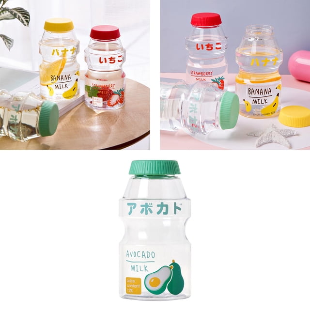 tapa reutilizables para niños, jarra de agua portátil de 480ml a prueba de derrames de plástico sin BPA para senderismo y gimnasio Verde Macarena Botella para beber