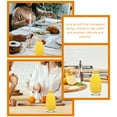 thumbnail image 4 of Aloha 6pcs Clear Honey Storage Jar Empty Jam Squeeze Bottle Kitchen Honey Storage Bottle, 4 of 8