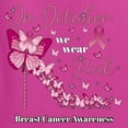 thumbnail image 6 of Wild Bobby In October We Wear Pink Diamond Heel Breast Cancer Awareness Women Graphic Tee, Fuschia, 3X-Large, 6 of 6