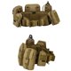 thumbnail image 4 of Wosthever Airsoft cinturón ancho engrosamiento multiusos multifunción gancho cintura ajustable servicio exterior faja colgante liberación Escalada camuflaje negro, 4 of 6