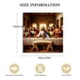 thumbnail image 2 of Vintage Jesus Last Supper Canvas Wall Art Print , Christian Pictures Canvas Print Posters Wall Decor, Religious Christian Gifts Wall Art Home Decor for Church Living Room Dining Room Decor Framed ﻿, 2 of 5