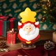 thumbnail image 1 of Fiudx Ofertas y liquidaciones Adornos de nieve para paisajismo en miniatura de Papá Noel Adornos de madera brasileña para coche, 1 of 6