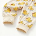 thumbnail image 6 of CAUYDY 2T-5T Baby Boy Outfits Little Kid Sleepwear Fall Winter Long Sleeve Tee Shirt Elastic Pants 2Pcs Cute Set Toddler Clothes Child Pjs for Boys Sizes 3-4 Years,Yellow, 6 of 7
