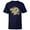 Navy, variant on May the 4th Be With You 2024 Death Star Retro - Short Sleeve T-Shirt for Kids - Customized-Black