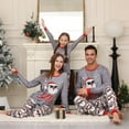 thumbnail image 6 of Santa Claus pattern matching pajama set - Gray version, 6 of 7
