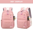 thumbnail image 6 of lvyH School Backpack for Girls Boys,Large Waterproof Schoolbag with Daisy Pendant College Travel Backpacks Daypack for Teens, 6 of 6