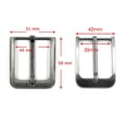 thumbnail image 3 of Homeholiday Alloy Pin Buckle Men Leather Belt Replacement Brass Roller Belt Buckle, 3 of 8