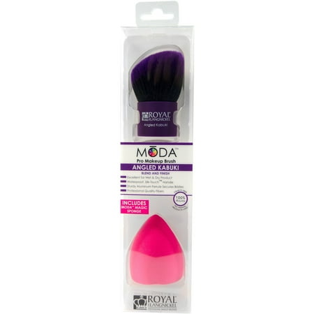 Pure Kabuki Brush - MODA Angled Kabuki Pro Makeup Brush
