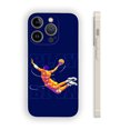thumbnail image 1 of ¡Expresa tu personalidad con esta peculiar funda plateada mate con estampado gráfico para iPhone!, 1 of 4