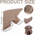 thumbnail image 2 of Baseball Cap with Adjustable Tie Back Scarf Visor Sun Hat for Everyday Wear Casual Everyday Headwear Breathable Sun Size Fits, 2 of 3