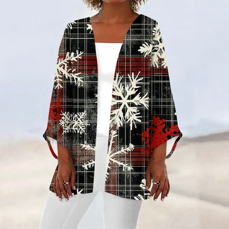 

Women s Casual Fashion Printed Lightweight Mid-Length Jacket Cardigan 2024 Fall Winter New Fashion Cosplay Corset Dress for Women