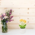 thumbnail image 4 of Crochet Potted Flower DIY Handcraft Gift Crochet Flower Desk Home Decoration, 4 of 8