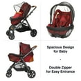 thumbnail image 4 of Baby Mosquito Net for Stroller - Spacious Design with Double Zipper - Elastic for Snug Fit Netting, fits Bassinet, Carrier, Jogger & Car Seat - Easy Installation Infant Bug Barrier, 4 of 6