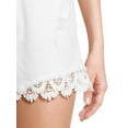 thumbnail image 4 of Madden NYC Juniors Crochet Denim Shorts, Sizes XS-XXXL, 4 of 5