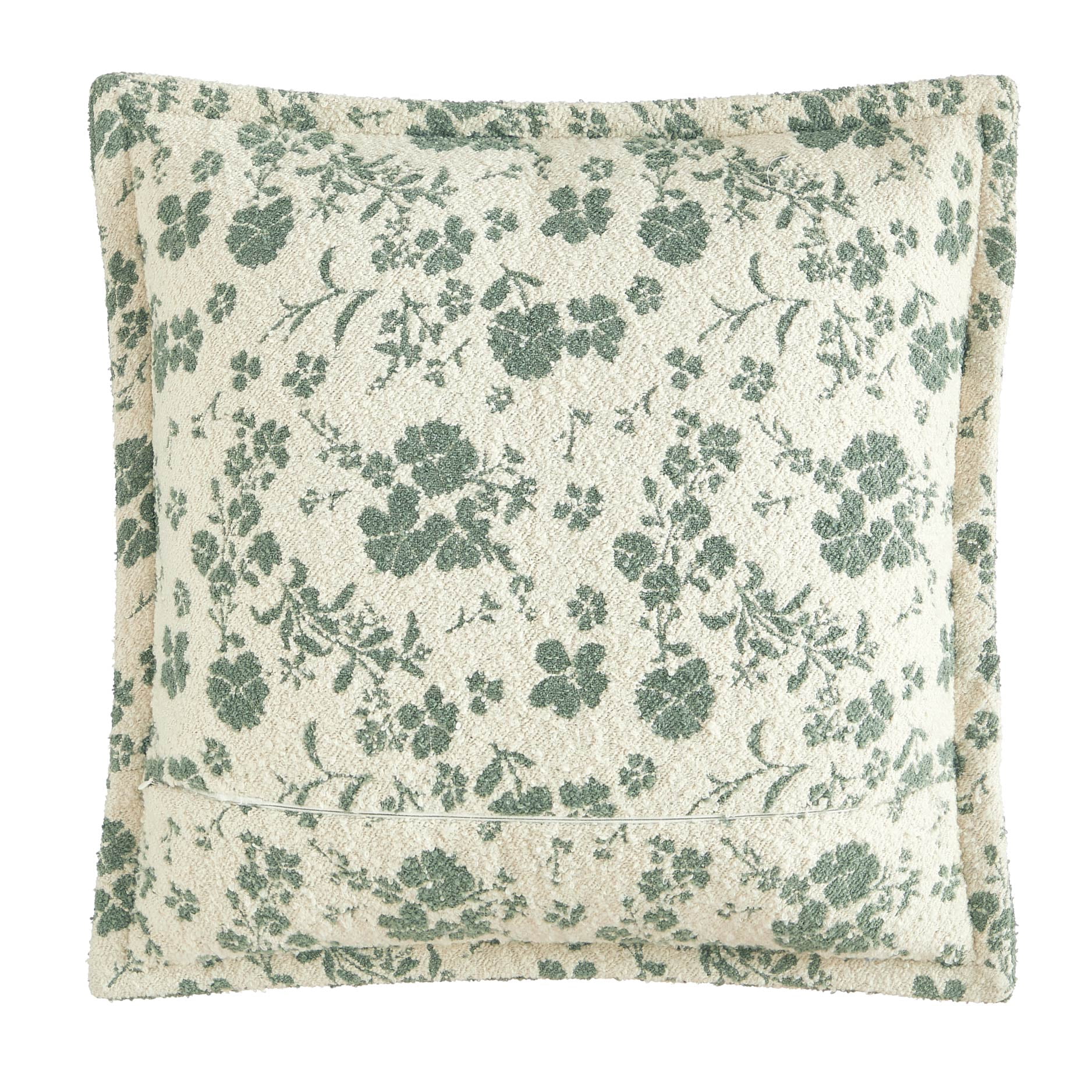 The Pioneer Woman Green Daisy Bouclé Decorative Pillow, 20 in x 20 in