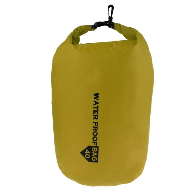 Bolsa Seca Impermeable Flotante, Saco Roll Top, Portátil, ligero, Para Kayak, Rafting, Canotaje, Natación, Camping, Senderismo, Playa, Pesca Verde Baoblaze Saco seco a prueba de agua flotante