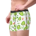thumbnail image 2 of Uemuo Kawaii Avocado Pattern Men's Boxer Briefs,Trunk Anti-Chafing,Comfortable, Durable, and Stylish Underwear-, 2 of 9
