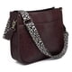 thumbnail image 1 of AUYOCO Bolso bandolera de piel vegana para mujer, bolso cruzado con correa para guitarra, bolsillos con cremallera, bolso de hombro, 1 of 5