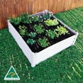thumbnail image 6 of Absco AB1310 4 x 4 ft. Metal Square Garden Bed, Surfmist, 6 of 10