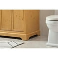 thumbnail image 5 of 60 inch double bathroom vanity in natural wood, 5 of 8