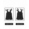 thumbnail image 3 of Toddler Baby Girl Clothes Kid Summer Outfits Strap Sleeveless Romper Halter Jumpsuit Bodysuit Shorts Overall Clothing Set, 3 of 6