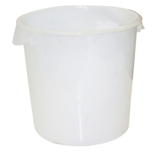 RUBBERMAID Round Storage Container,18 qt,Lid 1GAF5 FG572700WHT