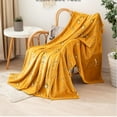 thumbnail image 3 of Taibuwu Light Luxury Solid Color Flannel Blanket Lunch Break air-Conditioned Office Warm Comfort Blanket Cozy Lovely Plush Blanket Gift, Multi-Color Four Seasons Optional (60''x80''), 3 of 8