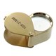 thumbnail image 5 of 2 Piezas 10X Lupa de Aumento para Joyas de Cristal Lupa Plegable de (Oro), 5 of 5