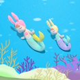 thumbnail image 2 of Metoo Rabbit Mermaid Angela Doll Acompaña a Sleeping Ragdoll Regalos para bebés y niños Juguetes de peluche Regalos. brillar Juguete, 2 of 2