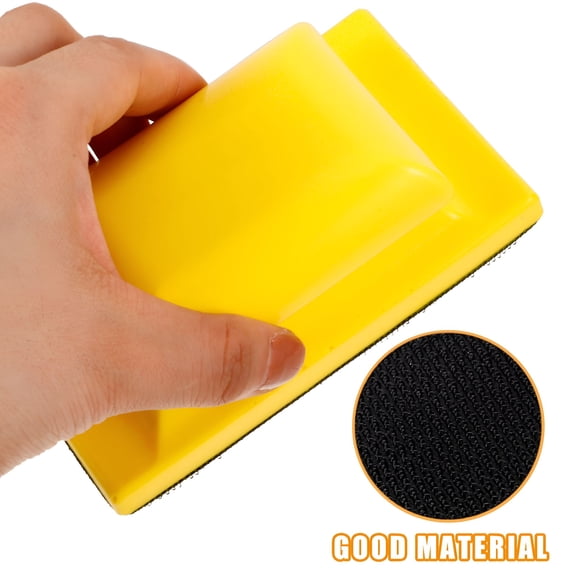 FACEGA Hand Sanding Block Handheld Sandpaper Holder Flexible Sanding Block Sander Pad