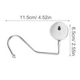 thumbnail image 2 of Tineasur 10Pcs Lightweight Metal Purse Hooks for Table Bag Hangers Home and Office, 2 of 7