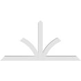 thumbnail image 4 of 72"W x 36"H x 4"D x 4"F, 12/12 Pitch, Richland Architectural Grade PVC Gable Bracket, 4 of 8