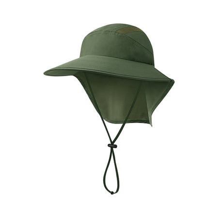 Men s Outdoor Sun Hat with Wide Brim and UV Protection: Ideal for Fishing and Hiking