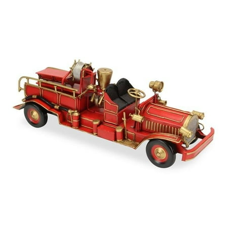 Early 20th Century Red Fire Engine Model