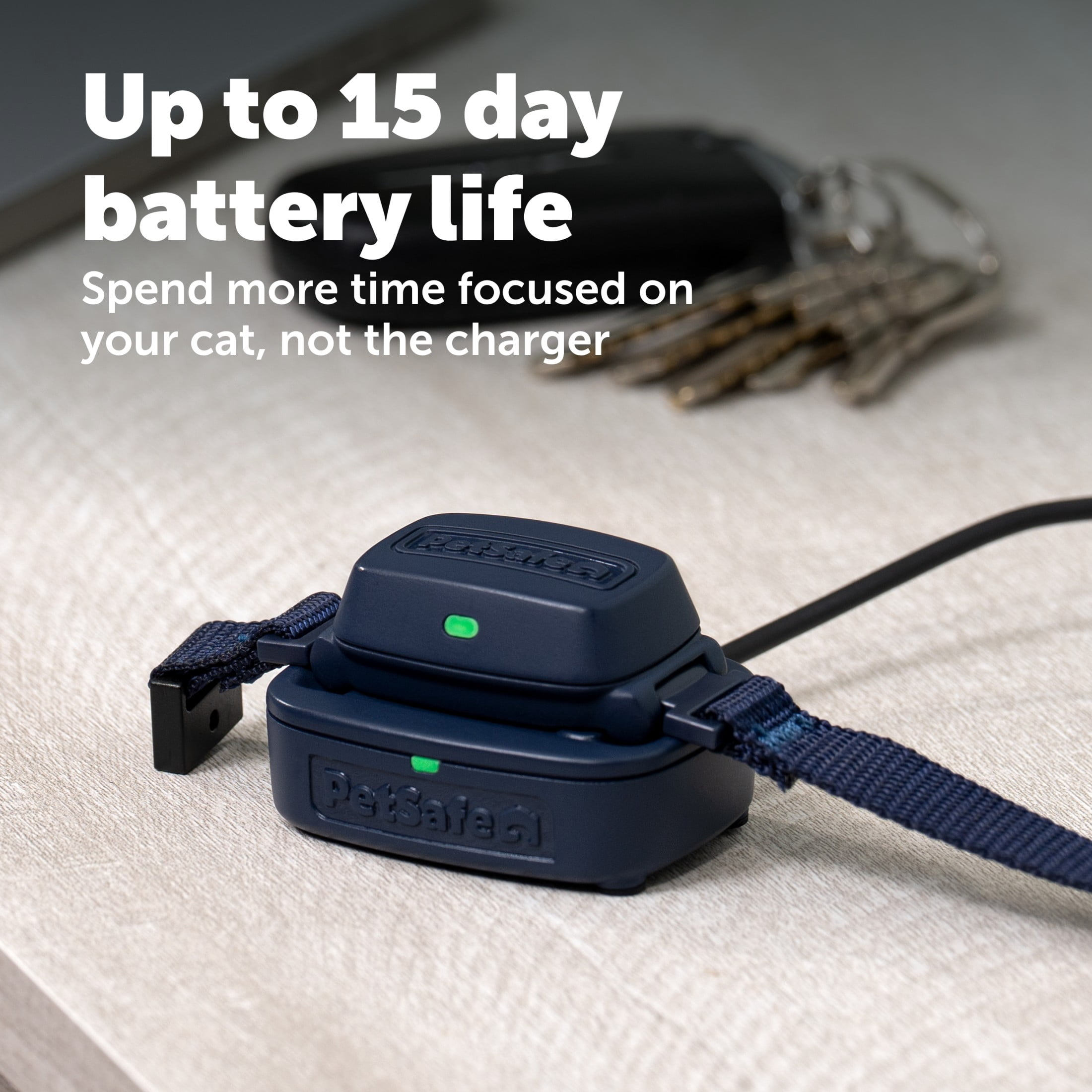 PetSafe GPS Cat Tracker, Live GPS Tracking, Subscription Required | Unlimited Safe Zones, Immediate Escape Alerts  Distance and rest time - Breakaway Collar  Up to 15-Day Battery Life