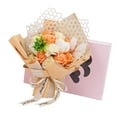 thumbnail image 1 of Ramo de flores, rosas de jabón, adorno de mesa, simulación creativa, regalo floral para mamá Naranja, 1 of 9