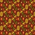 thumbnail image 1 of Ahgly Company Machine Washable Indoor Square Transitional Tomato Red Area Rugs, 6' Square, 1 of 1
