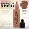 thumbnail image 2 of Belloccio BEIGE Color Shade Belloccio Professional Airbrush Makeup Foundation, 1/2 oz., 2 of 5