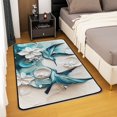 thumbnail image 2 of Erosebridal Blue Hummingbird Area Rugs For Living Room 3x5,Flower Bedroom Decor, 2 of 5