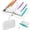 Navy A8, variant on Multi-Purpose Pill Organizer with Color-Coded Pouches, Compact PU Binder for Daily Health and Travel Use