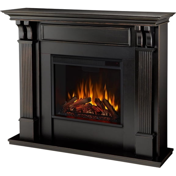 Real Flame Ashley 48" Electric Fireplace in Blackwash