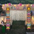 thumbnail image 4 of Abbracc 1Pair Banners Hawaiian Selfie Scene Create Atmosphere Palm Tree Decoration Photo, 4 of 8
