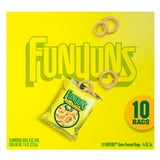Frito-Lay Funyuns Onion Ring Flavored Snack Chips 10 Pack Multipack ...