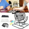 thumbnail image 2 of serony Traditional Wine Set Bingo Game Lucky Ball Bar Party Lottery Machine Family Group Entertainment, 2 of 7