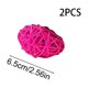 thumbnail image 3 of Decoración de Pascua Juego de bolas de ratán tejidas de 6,5 cm, 2 adornos de fibra con huevos, azul claro rosa rojo púrpura verde amarillo, decoración para fiestas colgantes, 3 of 7