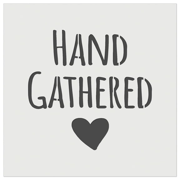 Hand Gathered with Heart DIY Cookie Wall Craft Stencil - 3.5 Inch
