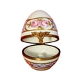 thumbnail image 2 of Roses on Blue Floral Elegance for Collectors Limoges Box Porcelain Figurine, 2 of 11