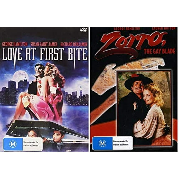 Zorro The Gay Blade & Love at First Bite George Hamilton Double Feature 2 DVD Set