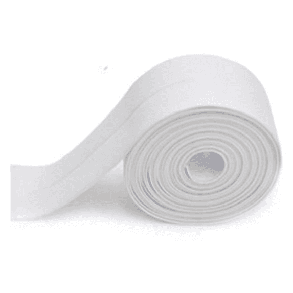 Clearance Items!125.9 Inch Pvc White Caulk Tape,Waterproof Self Adhesive,Seam Stickers,Bathroom Caulk,Toilet Caulk Strip,Bathtub Sealing Strip Tape for Bathroom,Caulking Tape Shower Caulk
