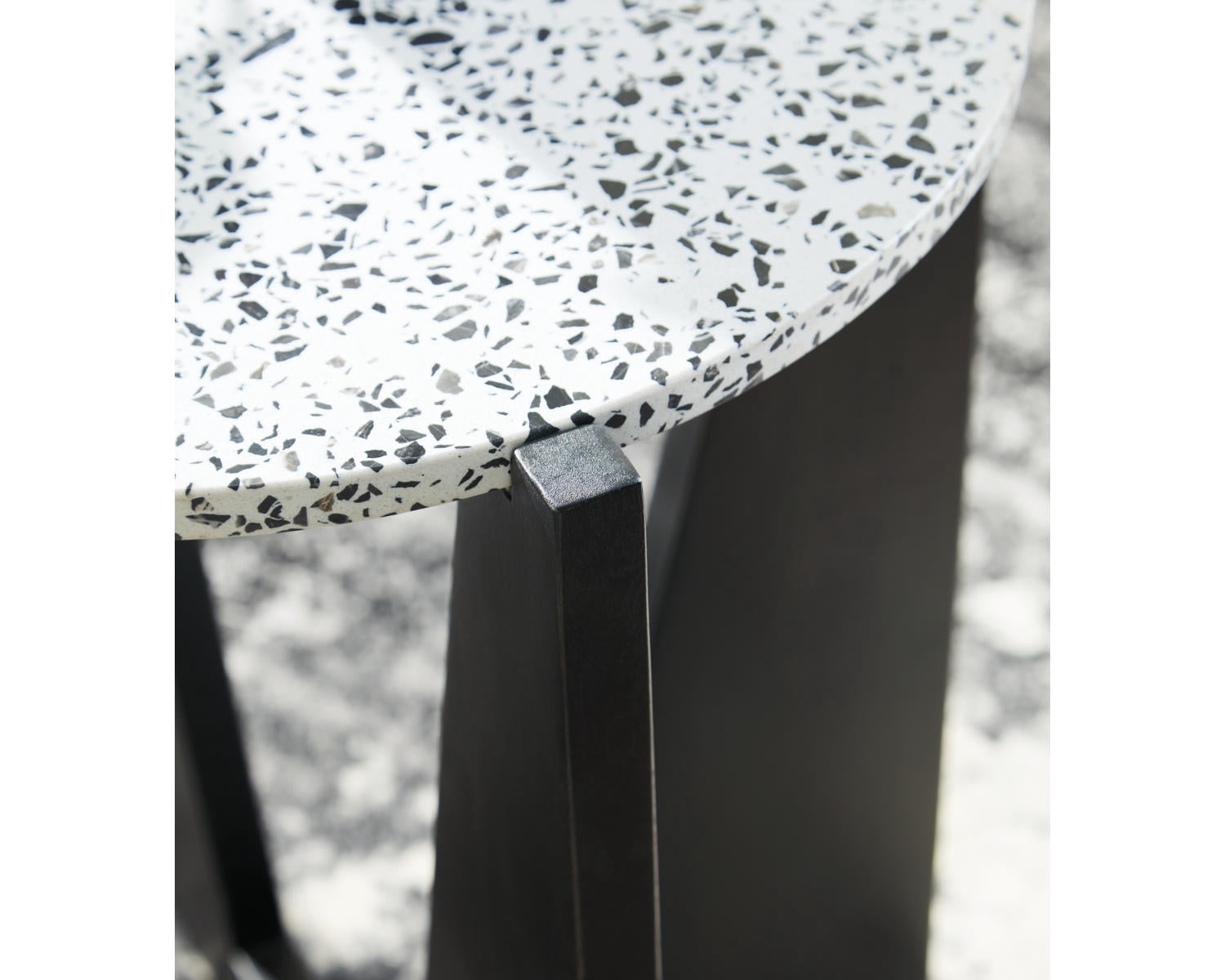 Signature Design by Ashley Tellrich Black & White Accent Table